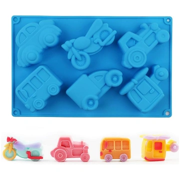 Car Soap Silicone Mold 3D Vehicles Motorcycle Jell