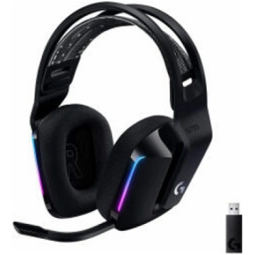 Austiņas Logitech G733 Lightspeed Black (981-00086