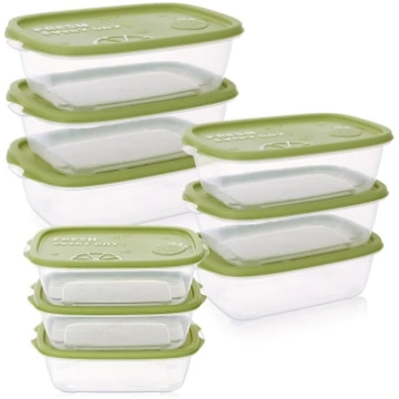 saerryor 9 gab. taisnstūra plastmasas pārtikas tra