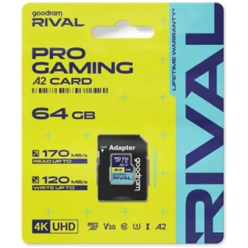 GOODRAM memory card Rival M2AA Micro SDXC 64GB UHS