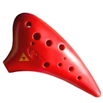 Ocarina 12D-001 Red Harmonika Kera audio