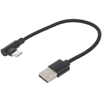 CABLE USB2 TO USB-C ANGLED/CC-USB2-AMCML-0.2M GEMB