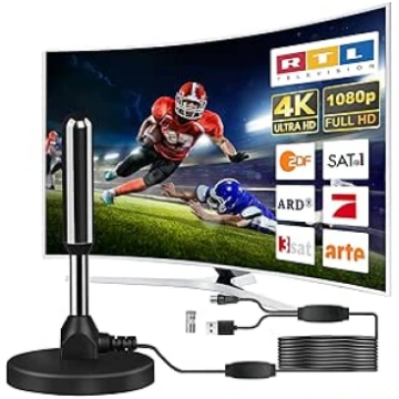 DVB-T2 Indoor Antenna with Amplifier - Indoor Ante