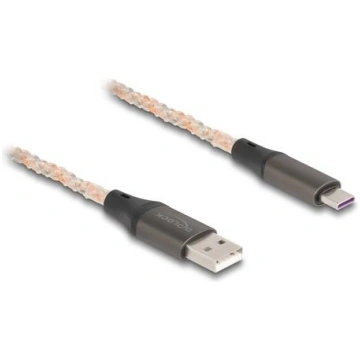 Delock USB 2.0 Type-A to USB Type-C cable with RGB
