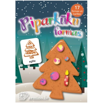 Piparkūku formas un kartītes plastilīnam vai aplic