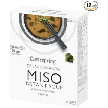 Clearspring tūlītēji pagatavojamā miso zupa un jūr
