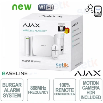 156255.382.WH1 - Ajax Starter Kit Cam Plus HDR Wir