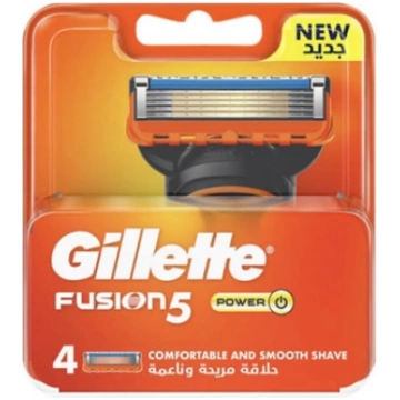 Gillette Fusion5 Power Replacement Razor Blades 4p