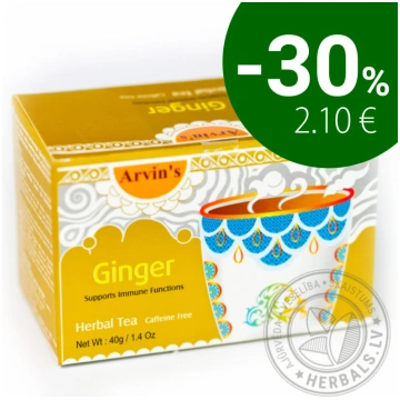 Arvin"s Herbal Tea Ginger pac 2g N20