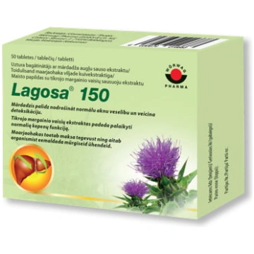 Lagosa 150 uztura bagātinātājs aknu veselībai, 50 
