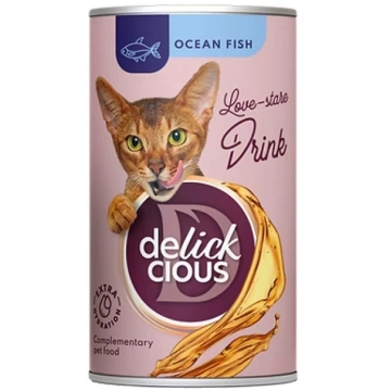 DELICKCIOUS - papildbarība kaķiem dzēriens ar okeā