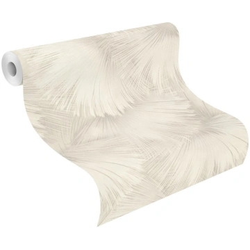 WALLPAPER VINYL 659733 LEAVES GRAY-TAUPE 659733 (4