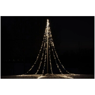 Finnlumor Karoga masta gaismas 600LED 10m