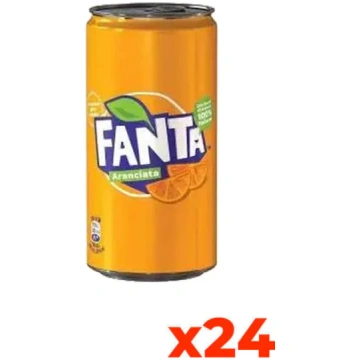 Fanta Slim - Confezione 25cl x 24 Lattine Coca Col
