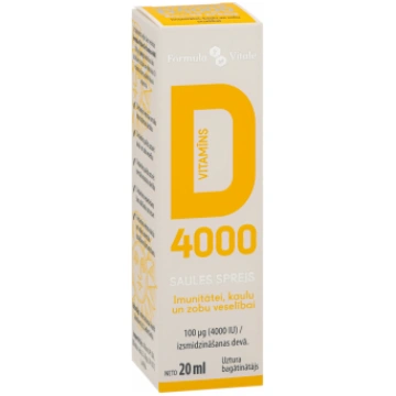 FORMULA VITALE D VITAMĪNS 4000, 20 ml