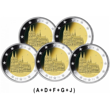 Germany 2 Euro 2011 - North Rhine Westphalia (All 