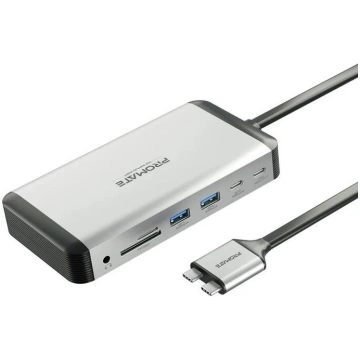 PROMATE VersaHub-MST 13-in-1 Dual USB-C Multimedia