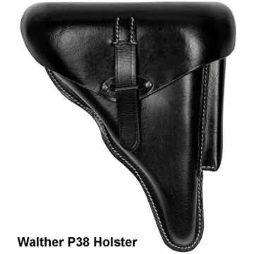 Pistolei Walther P38 melns ādas maciņš (kopija) . 