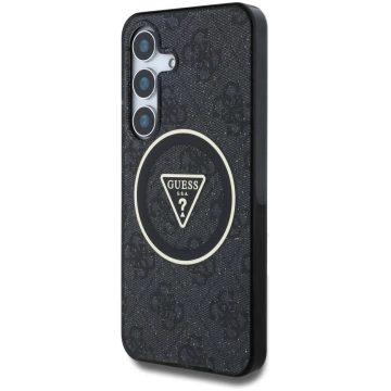 Guess IML 4G Glitter and Triangle Logo MagSafe Cas