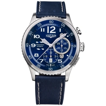 Vulcain Aviator Instrument Chronograph Men"s Watch