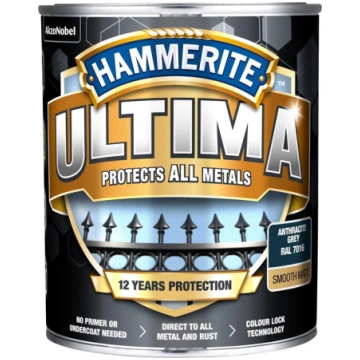 Krāsa metālam HAMMERITE ULTIMA MATT matēta, antrac