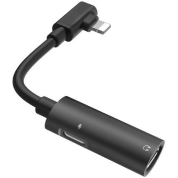 Parveidotājs Hoco Dual Lightning Cable Audio Conve