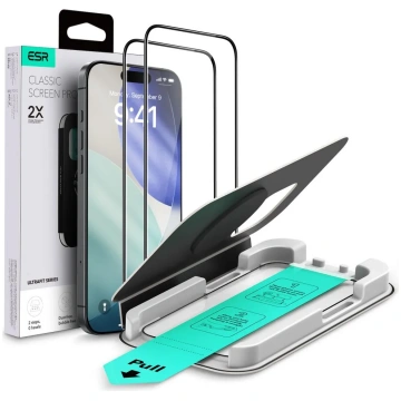 Apple iPhone 17 Aizsargstikls ESR ULTRAFIT TEMPERE