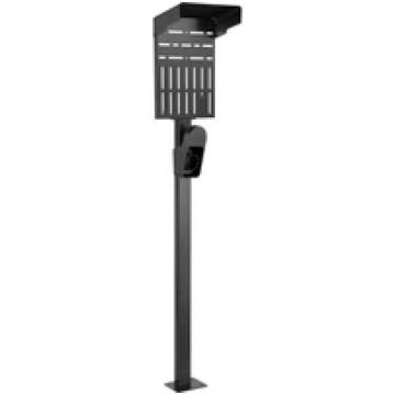 Inline Registered universal wallbox stand with ev 