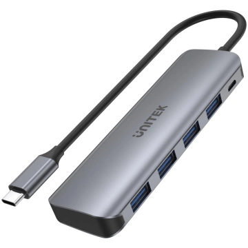 Unitek Active USB-C 4xUSB 3.1 Gen1 microUSB koncen