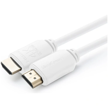 MicroConnect HDMI Cable 4K, 3m white MC-HDM19193V2