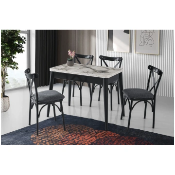 Izvelkams pusdienu galds, Hanah Home, Dolunay, bal