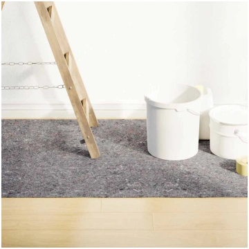 Neslīdošs krāsotāja flīss, 5 m, 220 g/m², pelēks