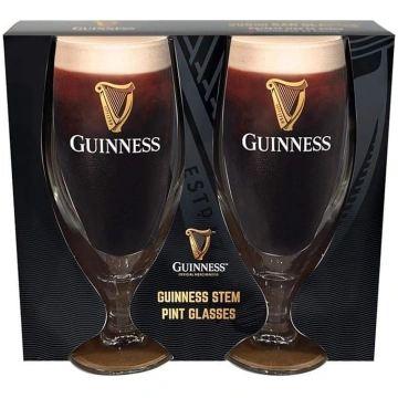 Shamrock Gift Company Guinness Stemed Pint glāzes 