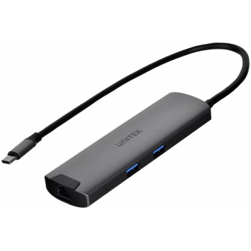 Unitek H1112F active HUB USB-C 5 Gbps, HDMI RJ-45 
