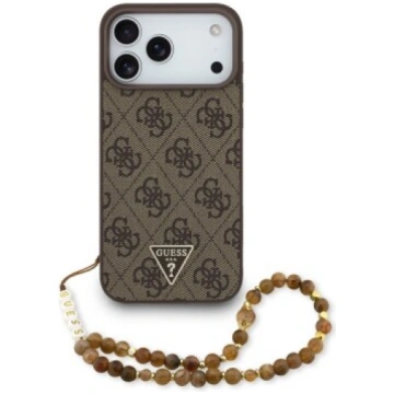 Etui Guess 4G Strap Triangle Logo MagSafe do iPhon