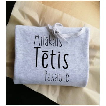 Džemperis "Mīļākais tētis pasaulē" Latviešiem Vīri