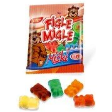 Želejkonfektes FIGLE MIGLE Bears, 80g (450-08710)