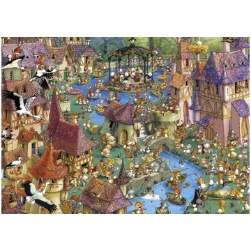 Lietots - Puzzle Bojāta kaste Ruyer: Bunnytown Hey