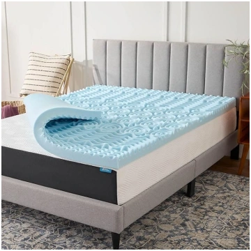 LUCID 3" 5" Gel Memory Foam Plush - Cooling Target