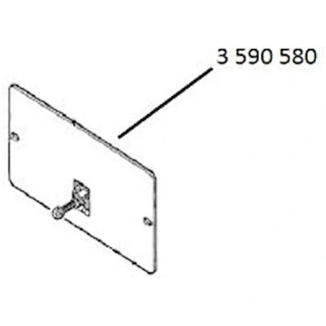 Placca interna Aquastop per p-80 codice prod: 3.59
