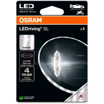 LED spuldze C5W, 0.8W, 6000K, 12V, LEDriving SL sē