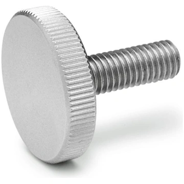 Knurled set screw DIN 653-M6-12-NI - stainless ste