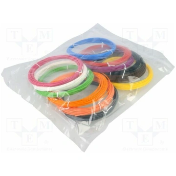 Filament: multipack; Ø: 1.75mm; Kit: PLA; 12pcs; L