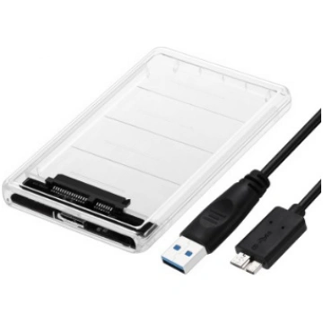 2.5" SATA HDD SSD USB 3.0 Enclosure Case | Cietā d