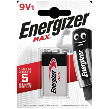 ENERGIZER BATTERY Max 426660 9V 6LR61, 1 gab., Eko