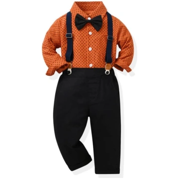 Zēnu apģērbu komplekti Apģērbs Rompers Braces Taur