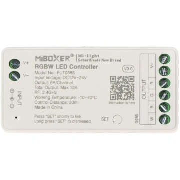 MiBoxer LED LIGHTING CONTROLLER FUT038S 2.4 GHz RG
