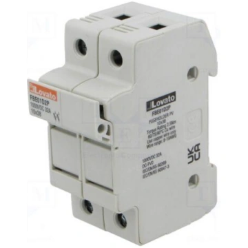 Fuse base | 10x38mm | for DIN rail mounting | 32A 