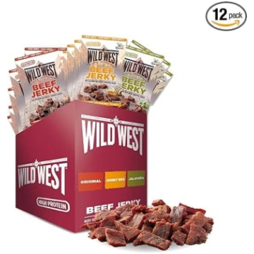 „Wild West“ liellopa gaļas žāvējums, dažādu garšu 