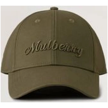 Mulberry | Logo Embroidered Baseball Cap